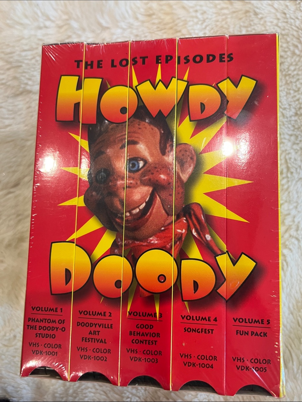 Howdy Doody VHS Box Set Lost Episodes sealed New